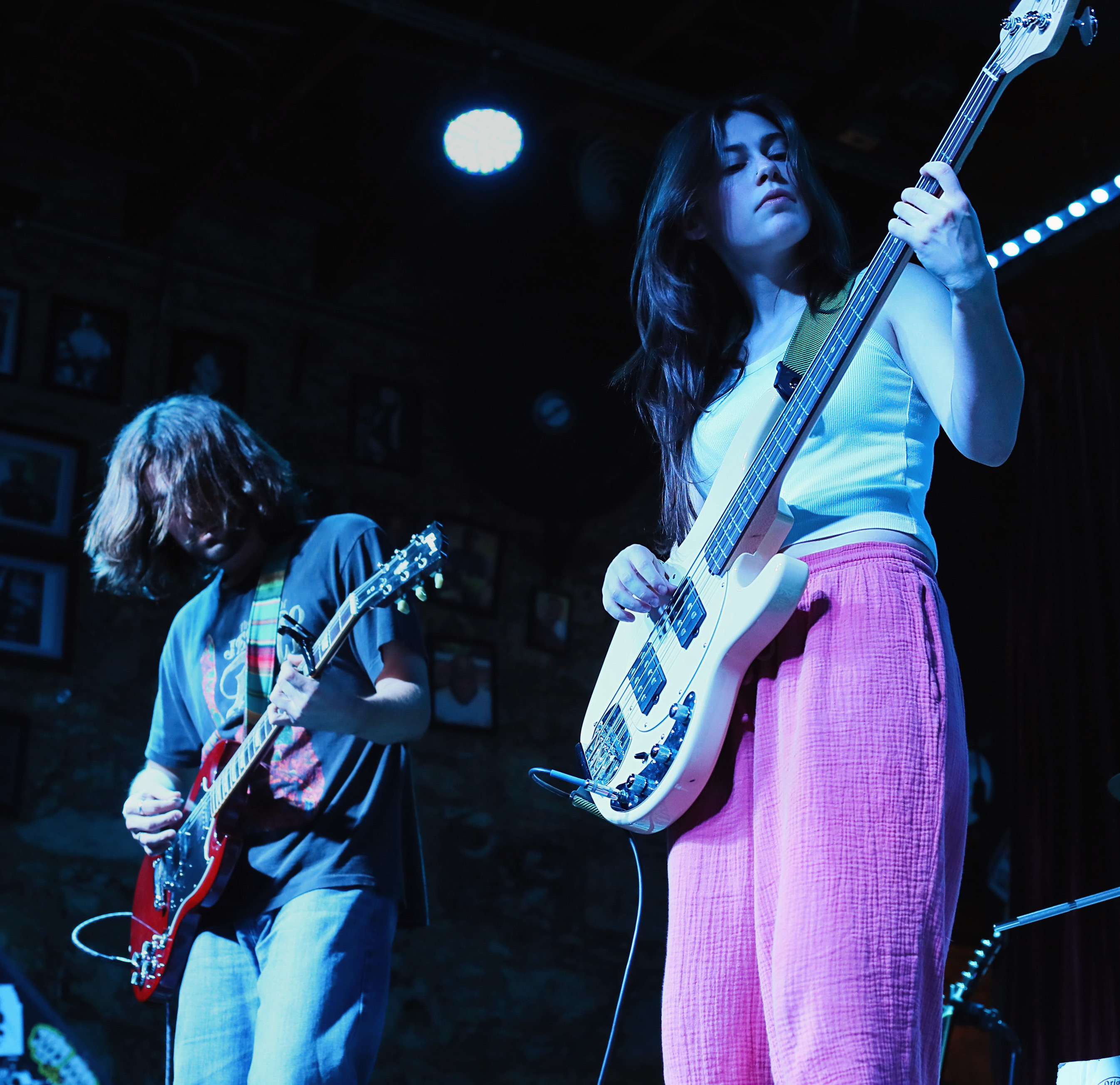 Judge Roy Scream guitarist and bassist performing live on stage